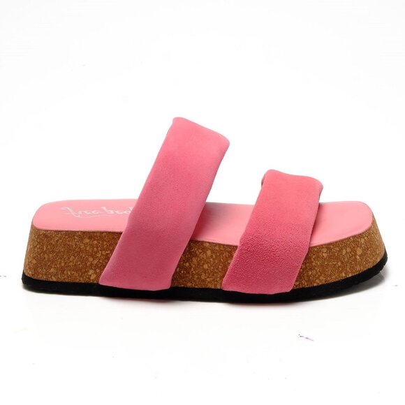 🎉LAST CHANCE🎉 FREE PEOPLE Fairmount Flared Sandals / Watermelon - Picture 6 of 10